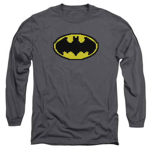 Batman Pixel Symbol Long Sleeve T-Shirt
