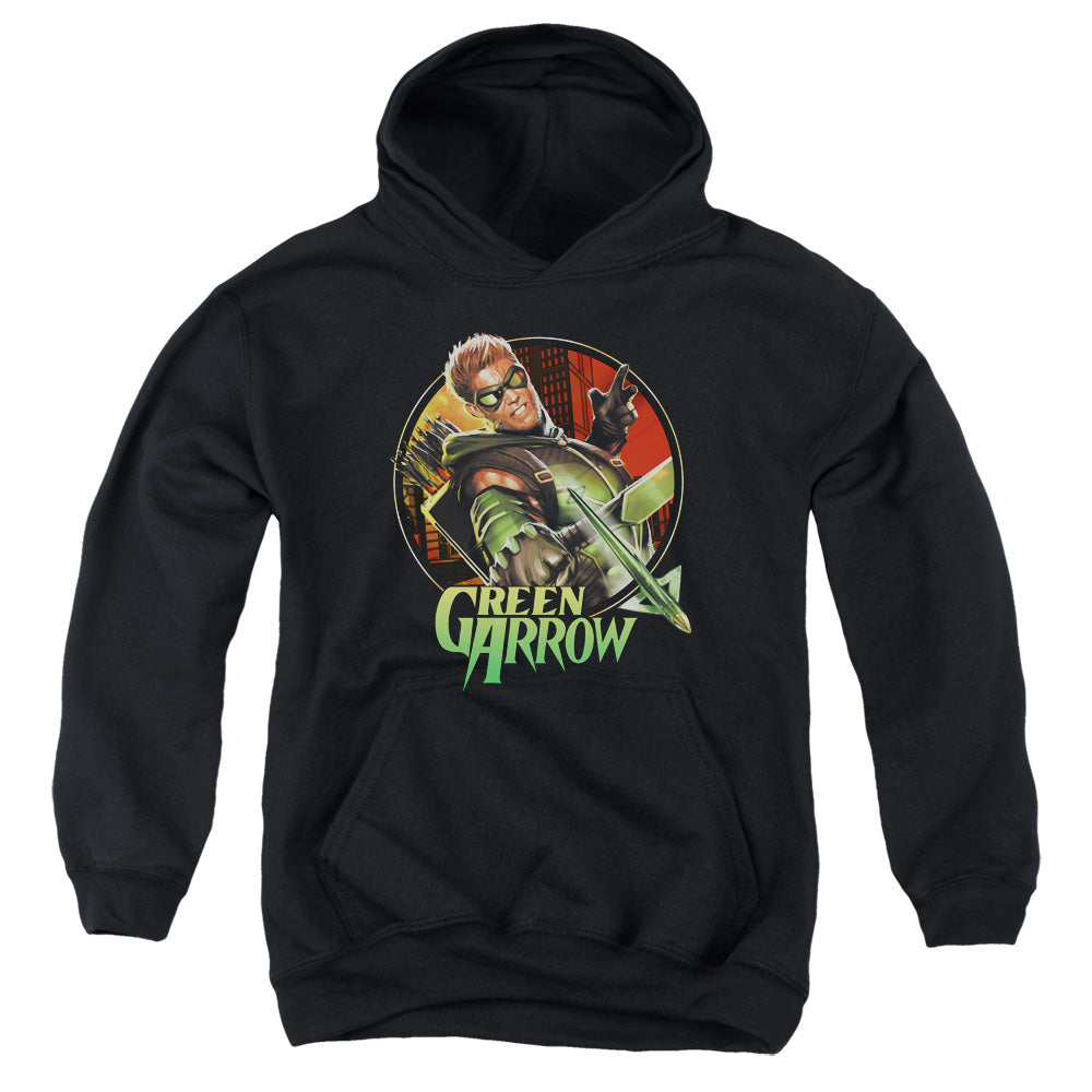 Justice League Sunset Archer Youth Hoodie