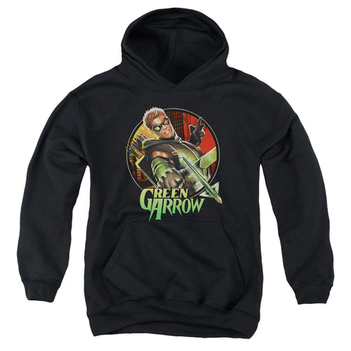 Justice League Sunset Archer Youth Hoodie