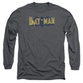 Batman Vintage Logo Splatter Long Sleeve T-Shirt