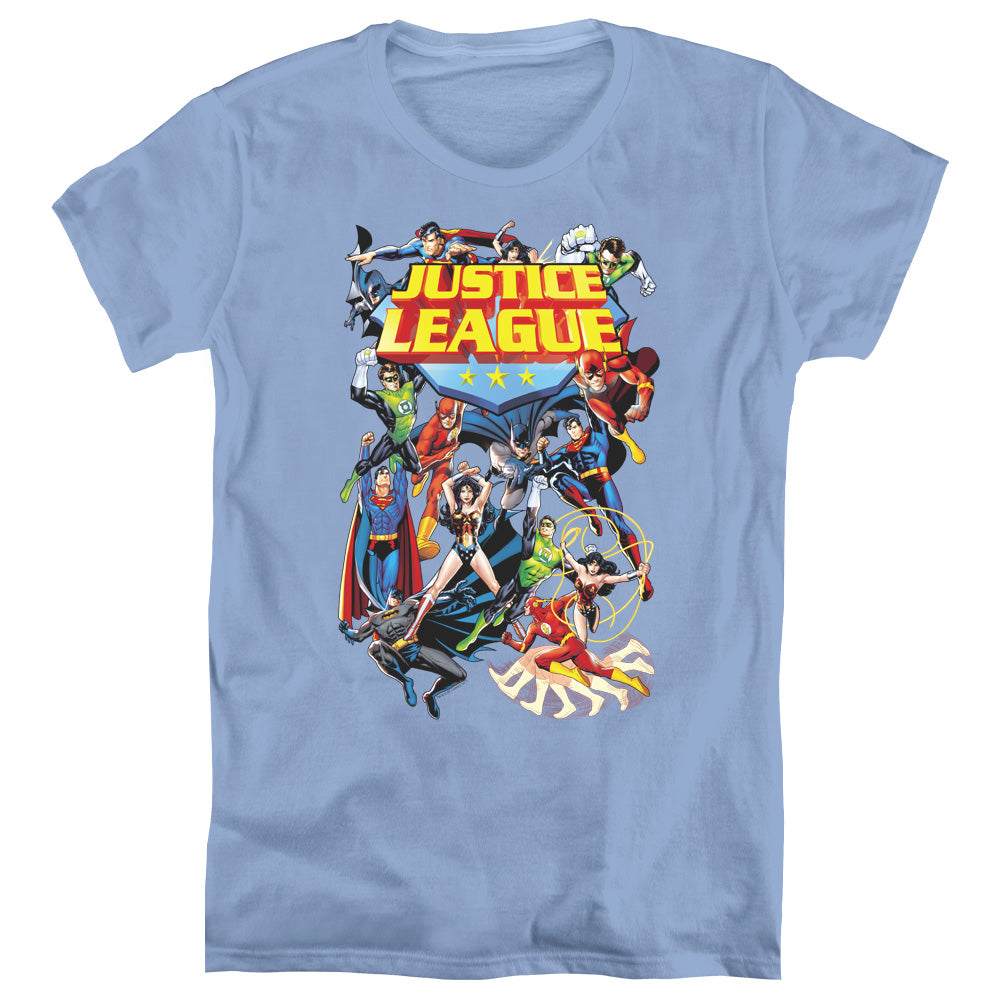 Justice League League A Plenty Womens T-Shirt