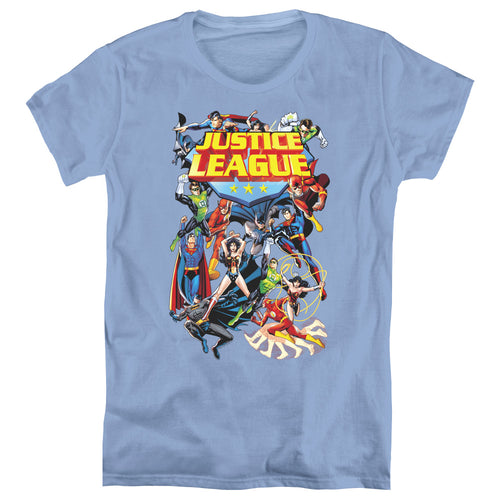Justice League League A Plenty Womens T-Shirt