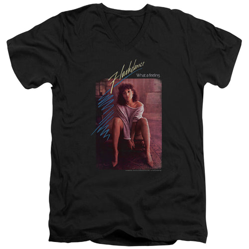 Flashdance Title V-Neck T-Shirt