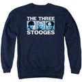 The Three Stooges Three Squares Crewneck Sweatshirt