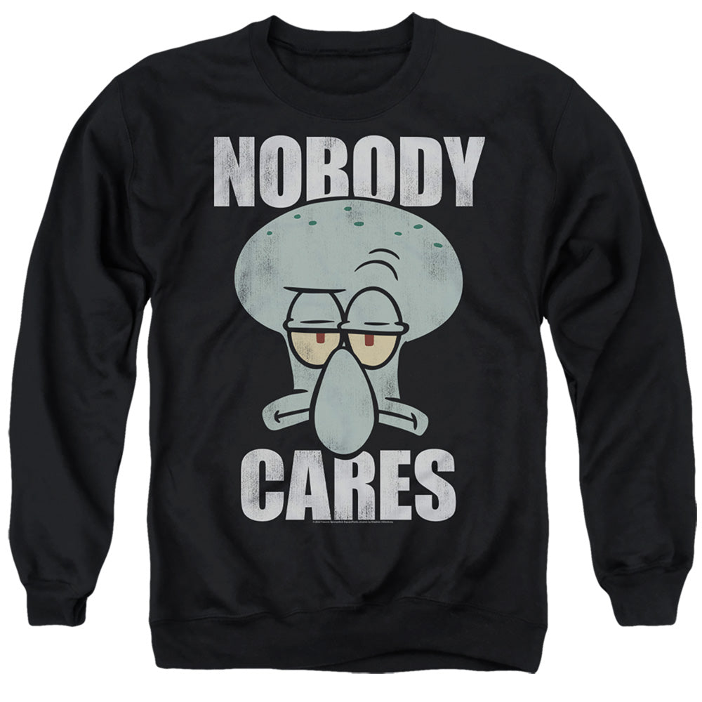 Spongebob Squarepants Nobody Cares Meme Crewneck Sweatshirt