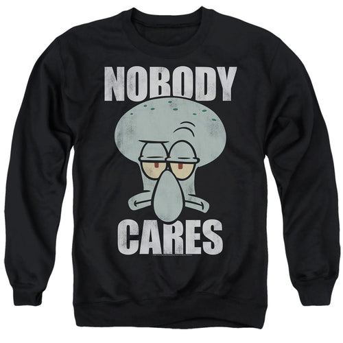 Spongebob Squarepants Nobody Cares Meme Crewneck Sweatshirt