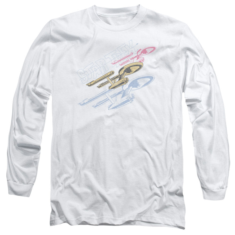 Star Trek Retro Tri Enterprise Long Sleeve T-Shirt