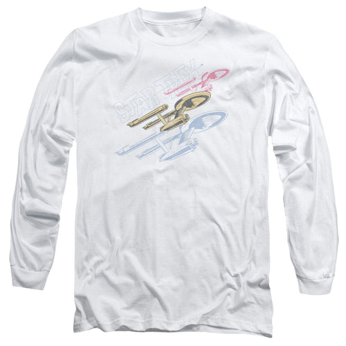 Star Trek Retro Tri Enterprise Long Sleeve T-Shirt