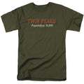 Twin Peaks Population Military Green T-Shirt