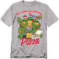 Teenage Mutant Ninja Turtles Christmas Pizza T-Shirt