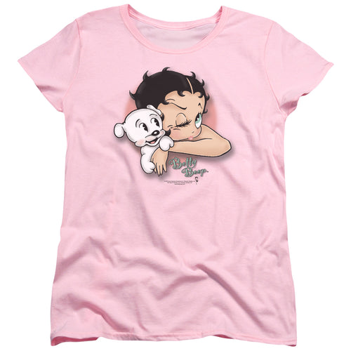 Betty Boop Wink Wink Womens T-Shirt