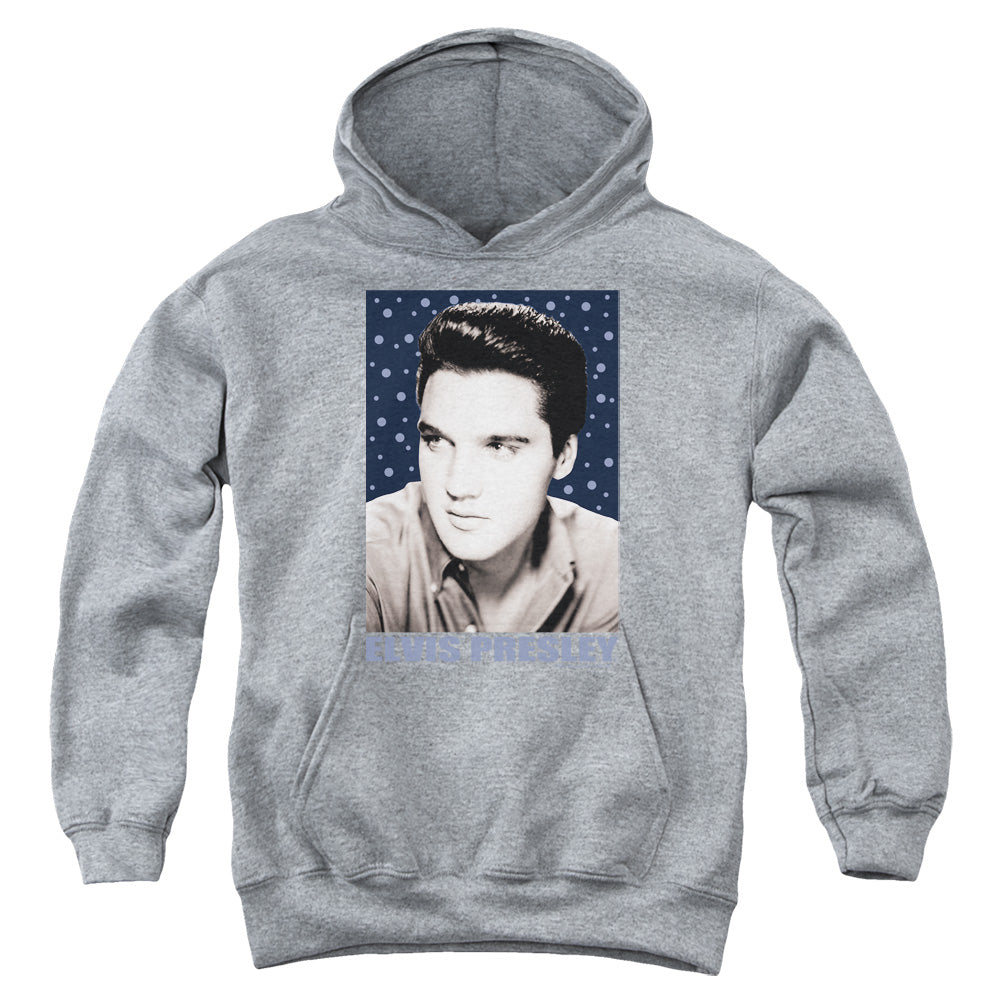Elvis Presley Blue Sparkle Youth Hoodie