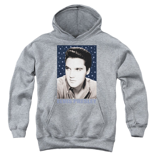 Elvis Presley Blue Sparkle Youth Hoodie