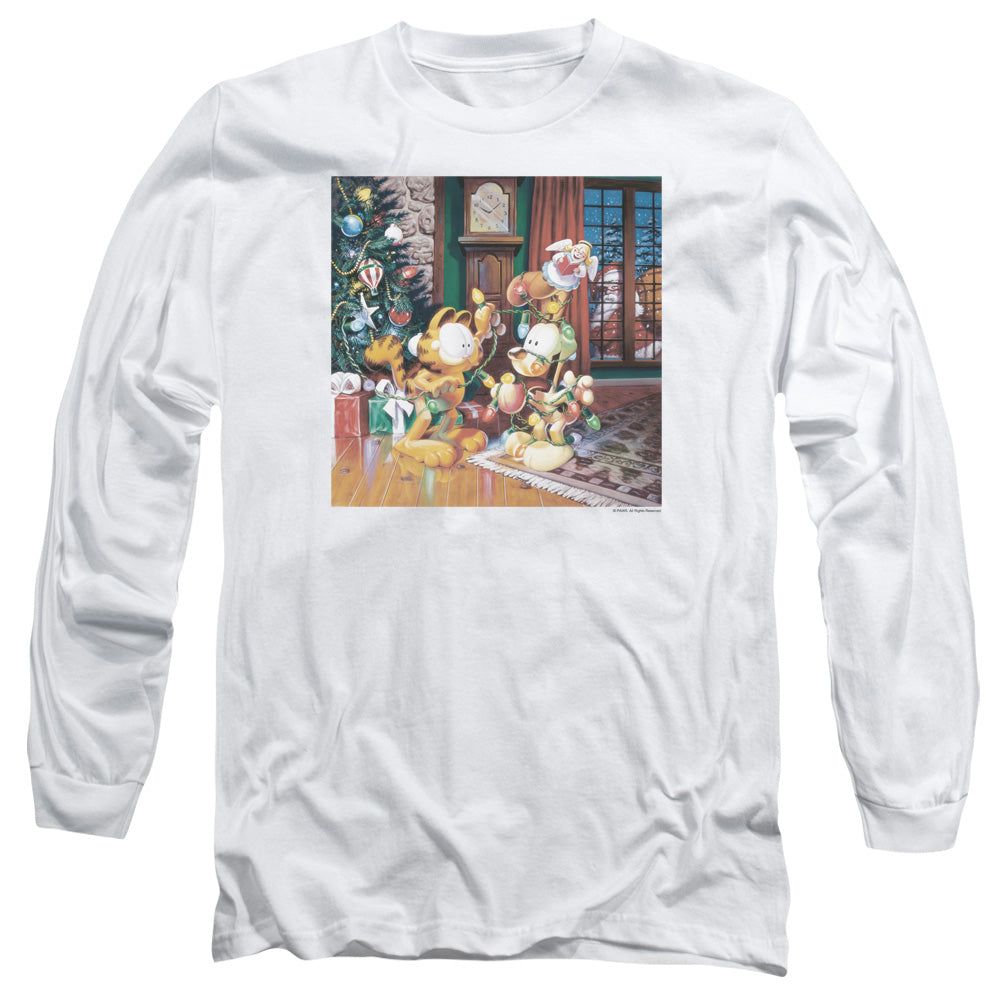 Garfield Odie Tree Long Sleeve T-Shirt