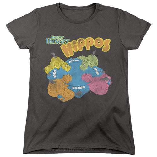 Hungry Hungry Hippos Ready To Play Womens T-Shirt