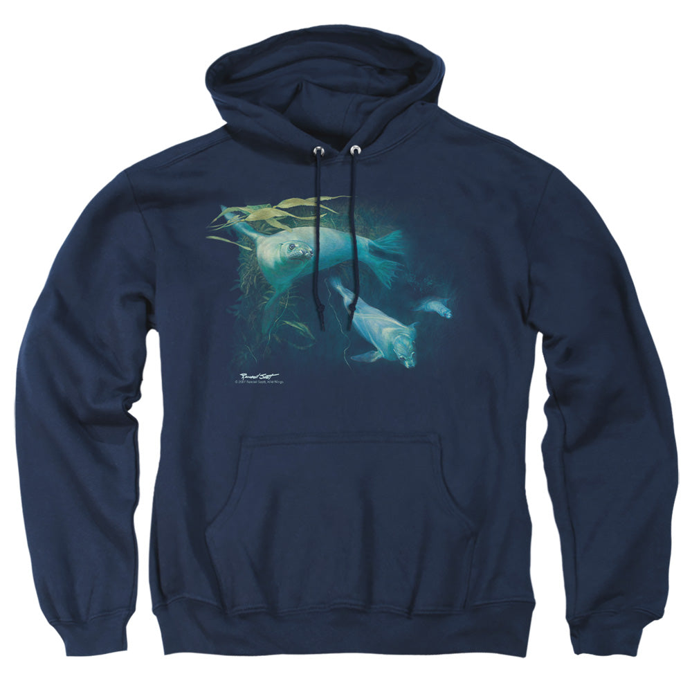 Wild Wings Kelp Patrol Sea Lions Pullover Hoodie
