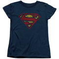 Superman Crackle S Womens T-Shirt