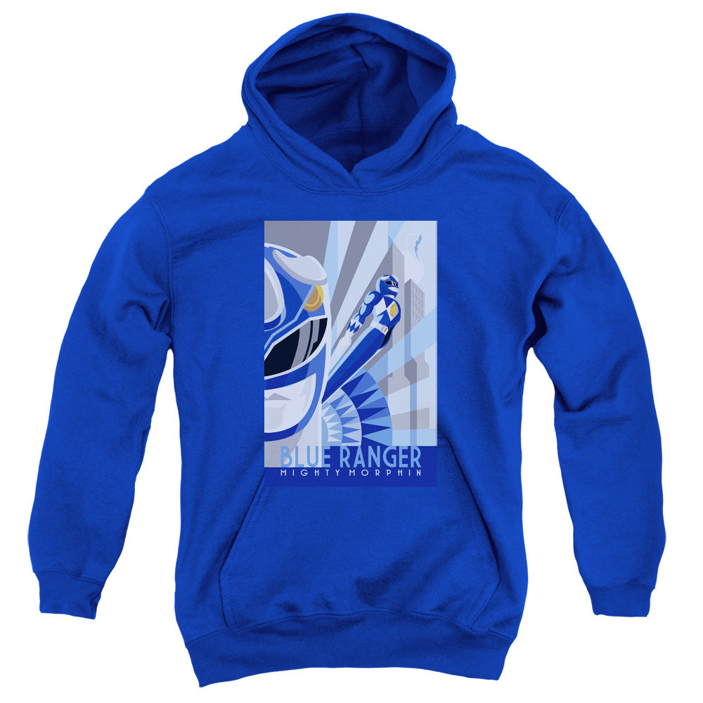 Mighty Morphin Power Rangers Blue Ranger Deco Youth Hoodie