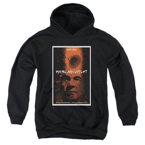 Star Trek Cause and Effect Black Youth Hoodie