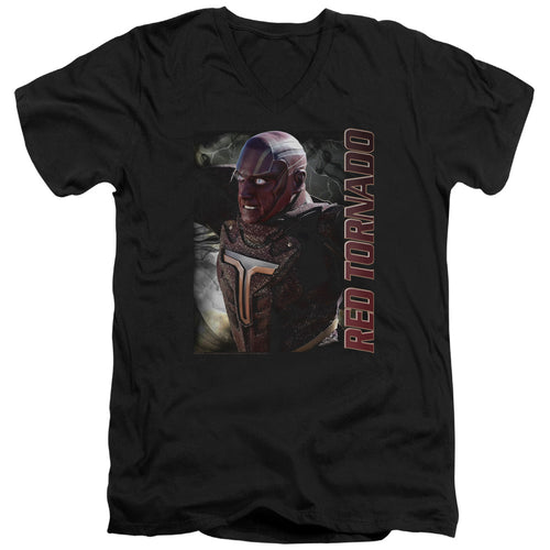 Supergirl Red Tornado V-Neck T-Shirt