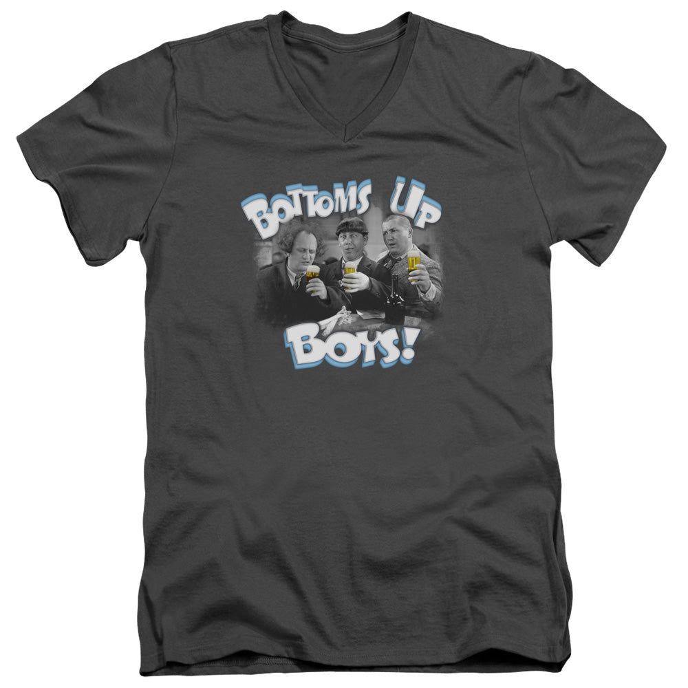 The Three Stooges Bottoms Up V-Neck T-Shirt