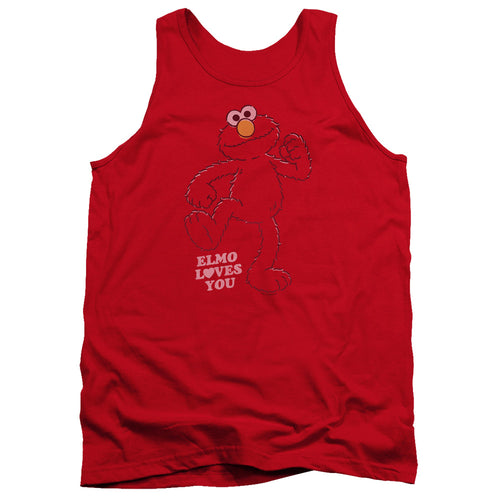 Sesame Street Elmo Loves You Tank Top