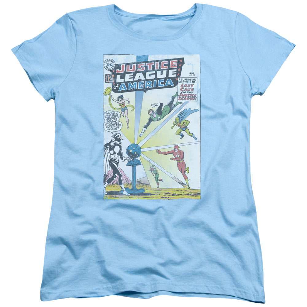 Justice League Vintage Cover 12 Womens T-Shirt