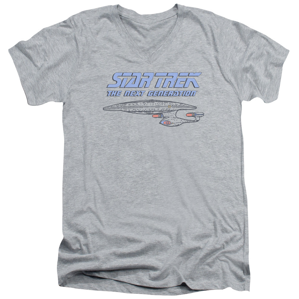 Star Trek Distressed TNG V-Neck T-Shirt
