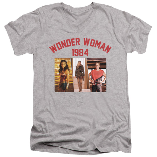 Wonder Woman 1984 Collegiate Montage V-Neck T-Shirt