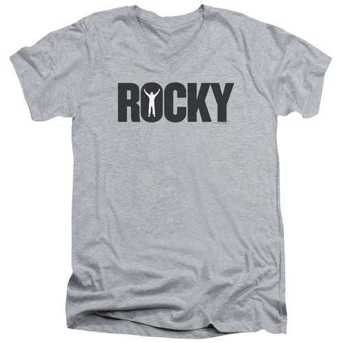 Rocky Logo V-Neck T-Shirt