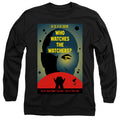 Star Trek Who Watches the Watchers Black Long Sleeve T-Shirt