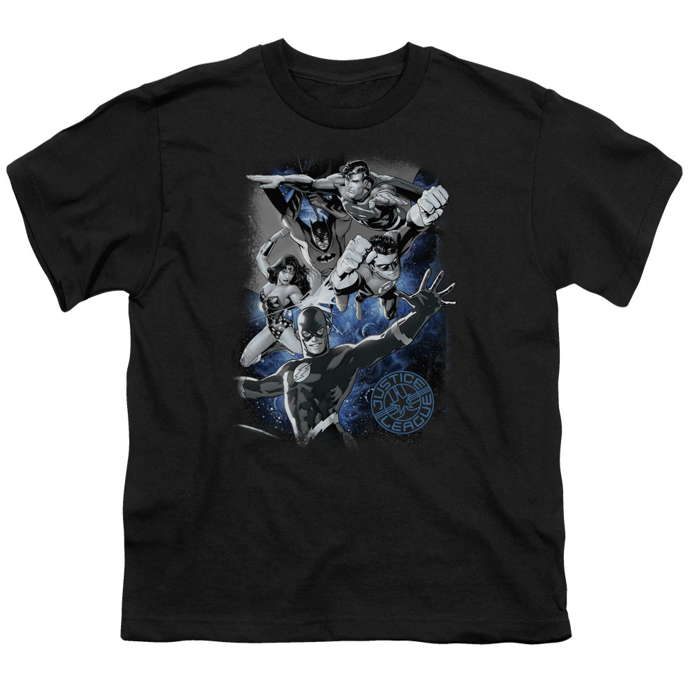 Justice League Galactic Attack Nebula Youth/Toddler T-Shirt
