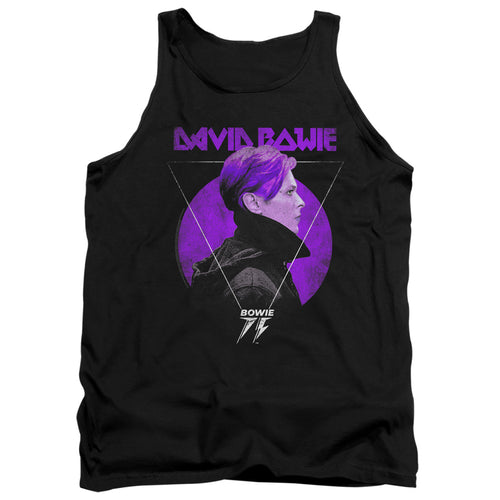 David Bowie Side Profile 75 Logo Tank Top