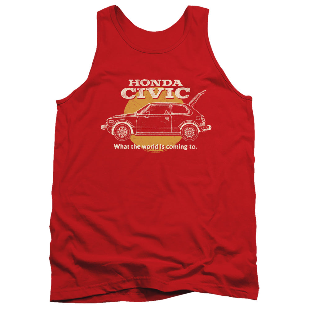 Honda Civic Coming World Tank Top