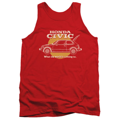 Honda Civic Coming World Tank Top