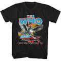 Live in 82 The Who t-shirt in black