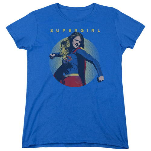 Supergirl Classic Hero Womens T-Shirt