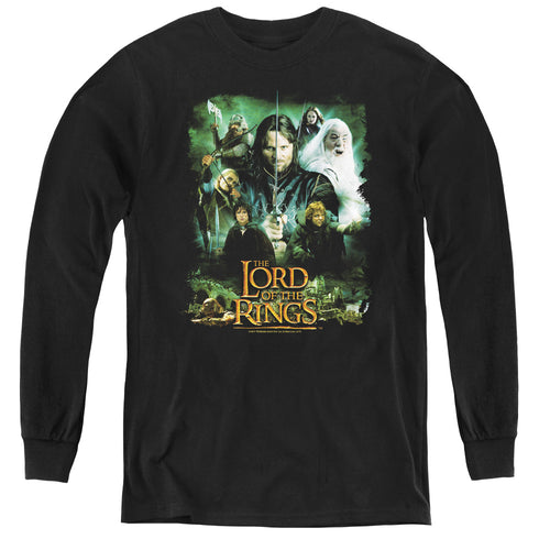 Lord of the Rings Hero Group Youth Long Sleeve T-Shirt