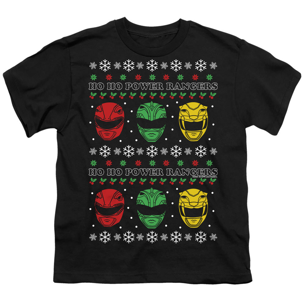 Mighty Morphin Power Rangers Ho Ho Power Rangers Ugly Christmas Youth/Toddler T-Shirt