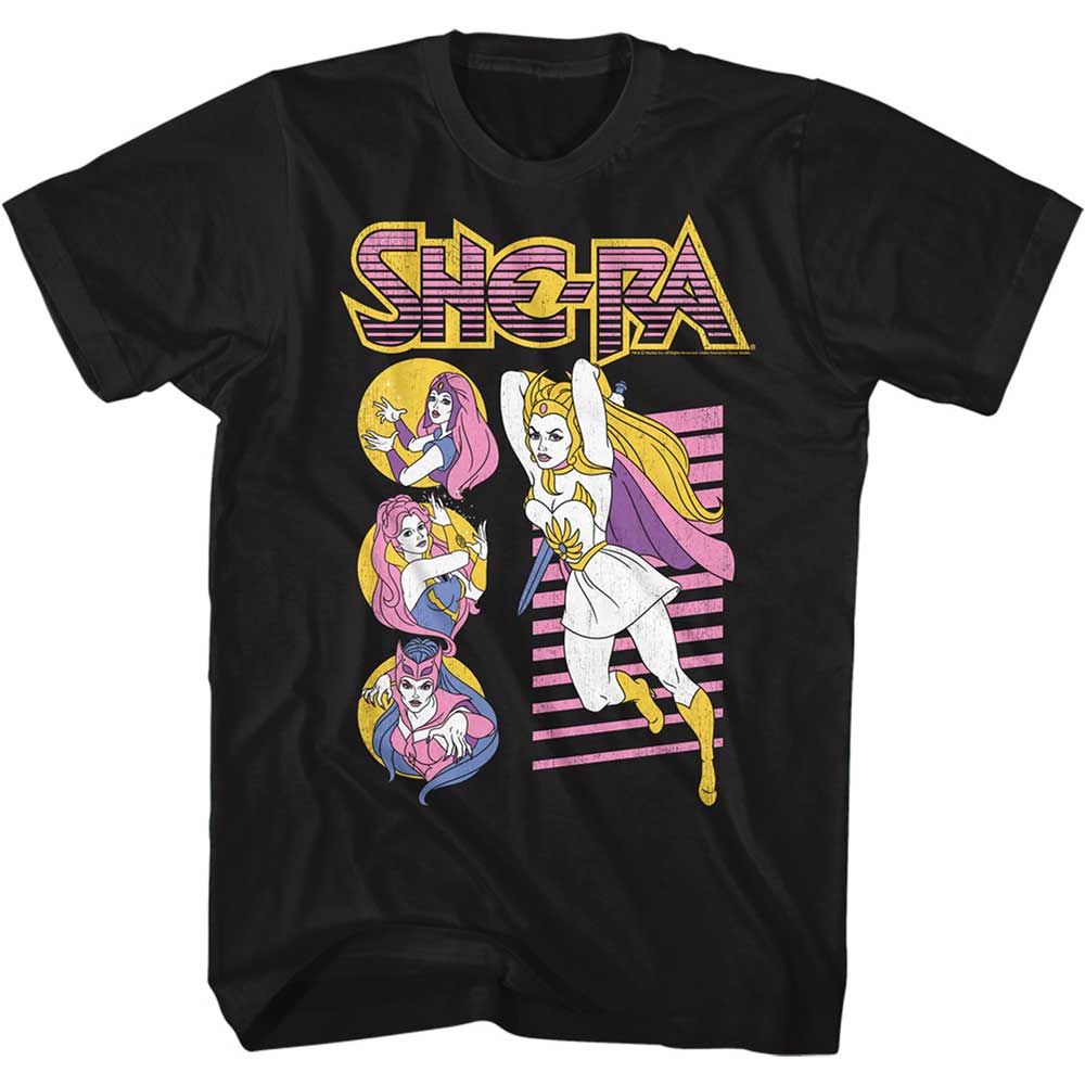 She-Ra and Co Masters of the Universe t-shirt in black