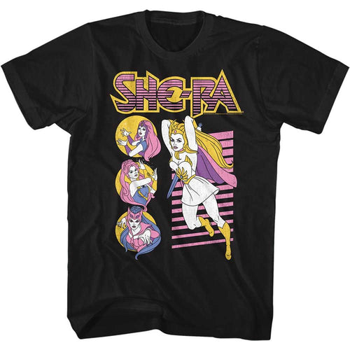 She-Ra and Co Masters of the Universe t-shirt in black