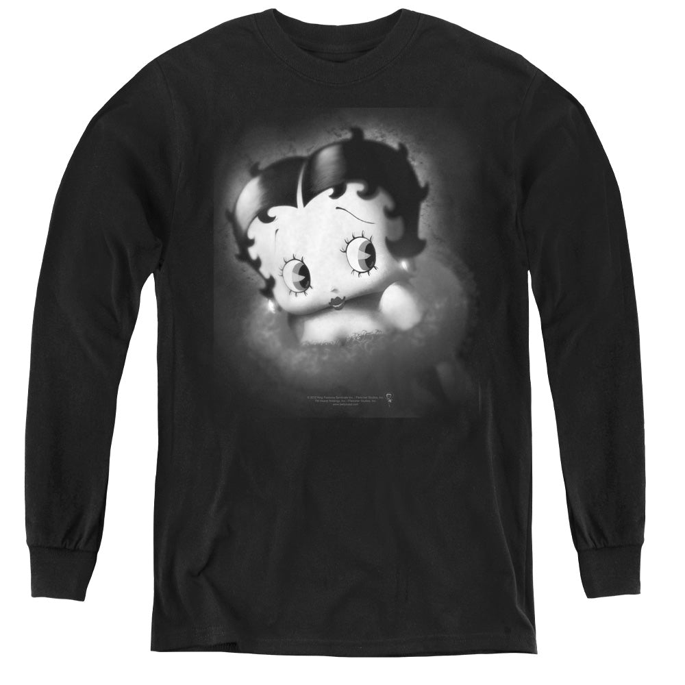 Betty Boop Vintage Star Youth Long Sleeve T-Shirt