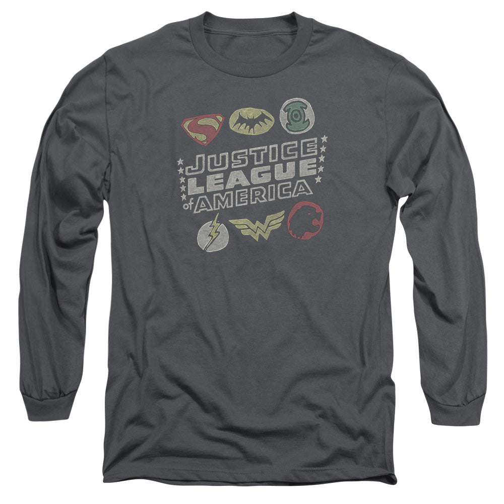Justice League Symbols Long Sleeve T-Shirt