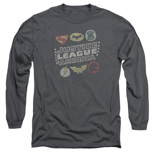 Justice League Symbols Long Sleeve T-Shirt