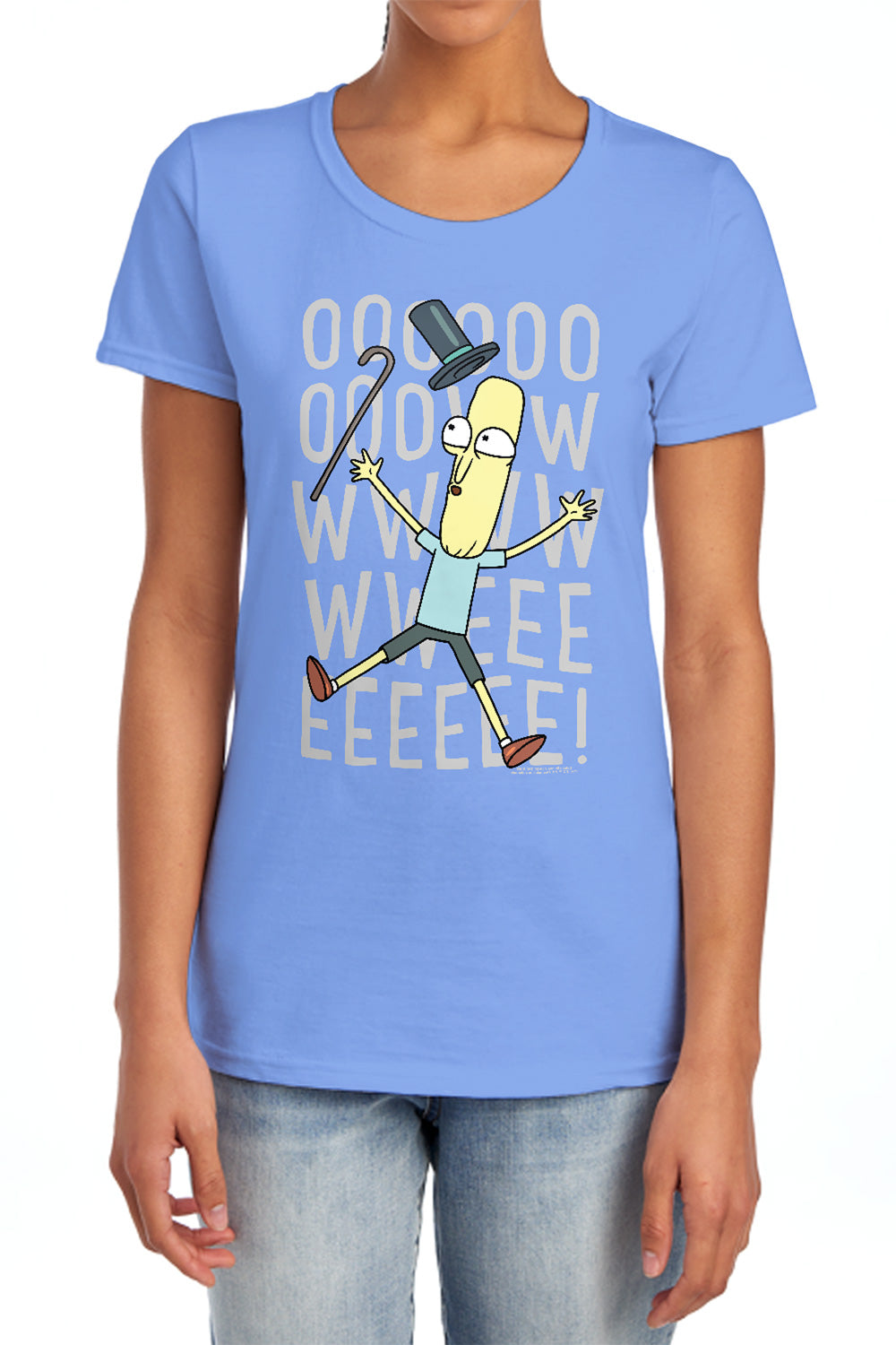Rick and Morty Oowweeeee Womens T-Shirt