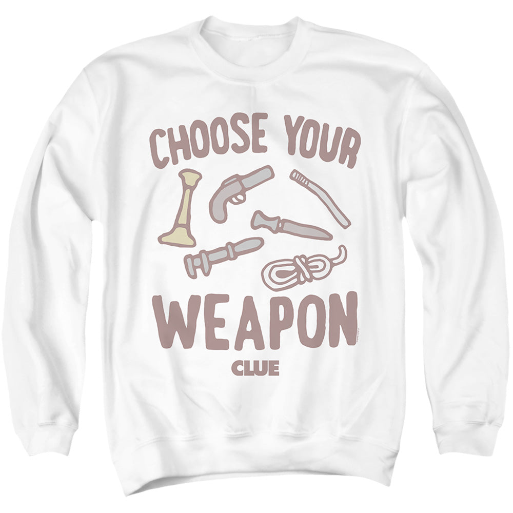 Clue Choose Your Weapon Vintage Crewneck Sweatshirt
