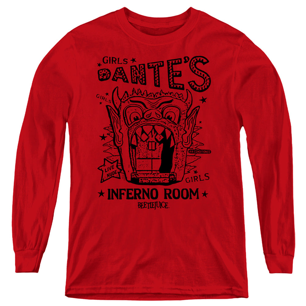 Beetlejuice Dantes Inferno Room Youth Long Sleeve T-Shirt