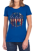 Batman Bleeding Signal Womens T-Shirt