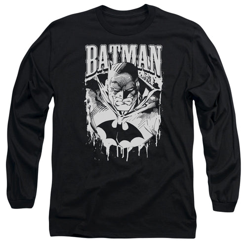 Batman Bat Metal Long Sleeve T-Shirt