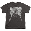 Batman Nightfall on Charcoal Youth/Toddler T-Shirt